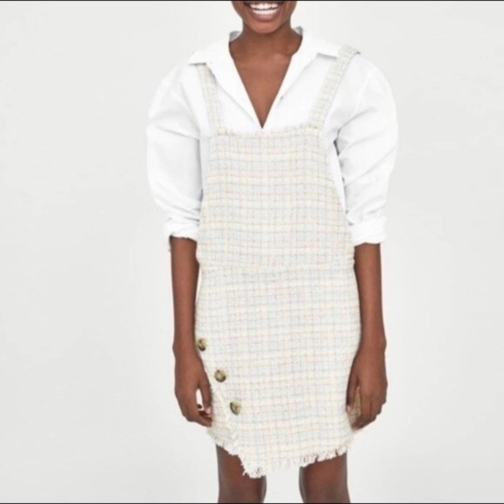 Zara overall/skirt size S NWT